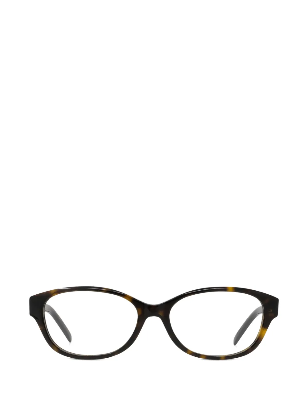 Givenchy Eyewear tortoiseshell-effect oval-frame glasses Bruin