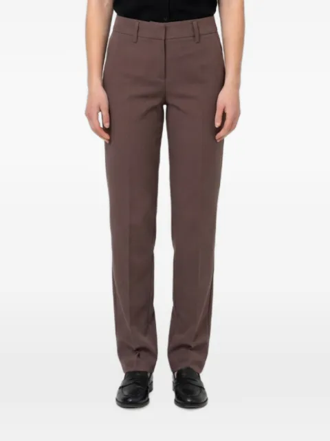 SUTTON NEW YORK straight-leg pleated trousers