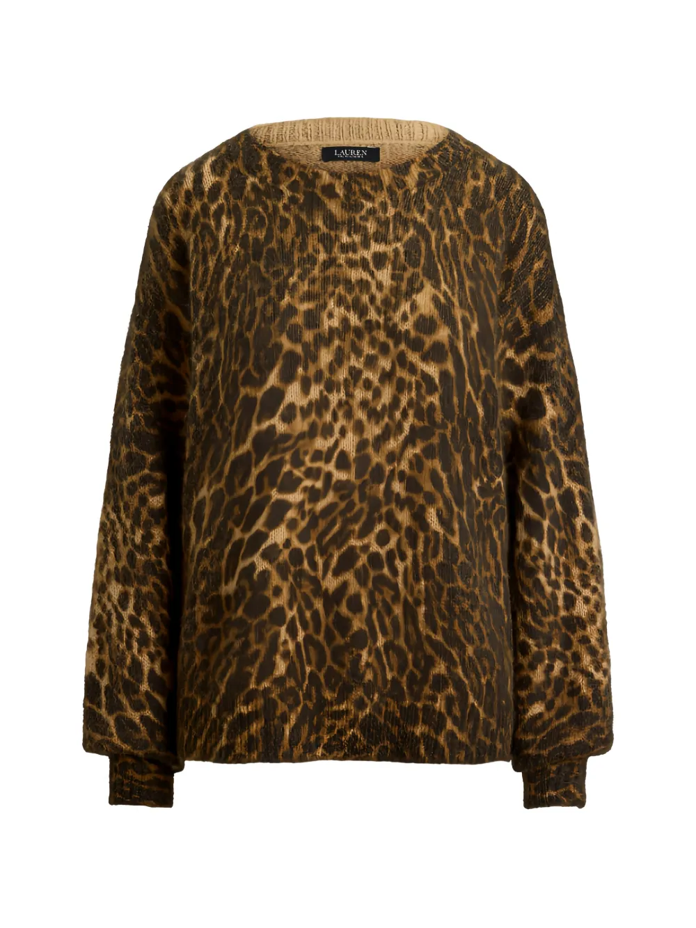 Lauren Ralph Lauren leopard-print sweater - Braun