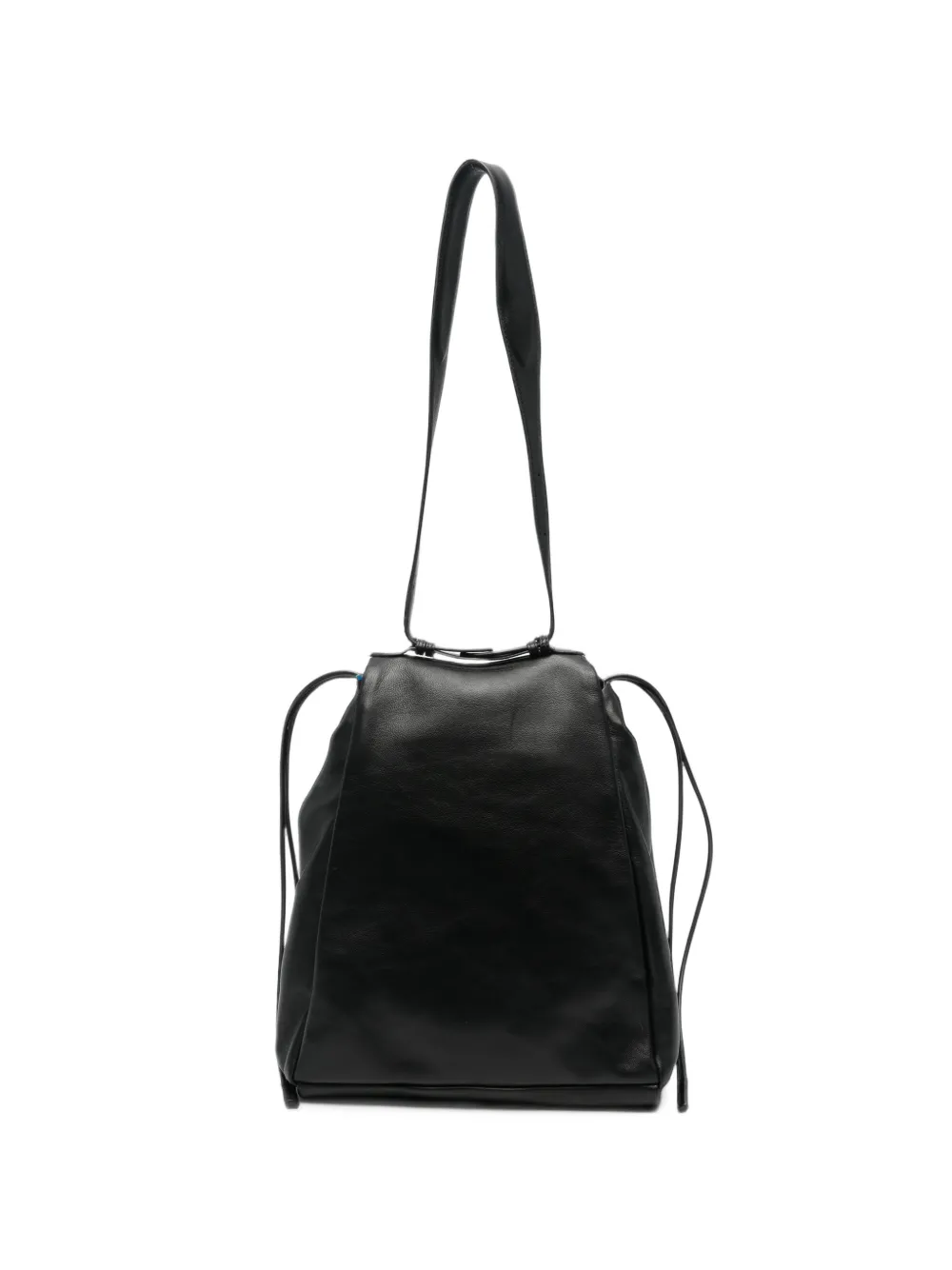 LITKOVSKA oversized leather shoulder bag - Black
