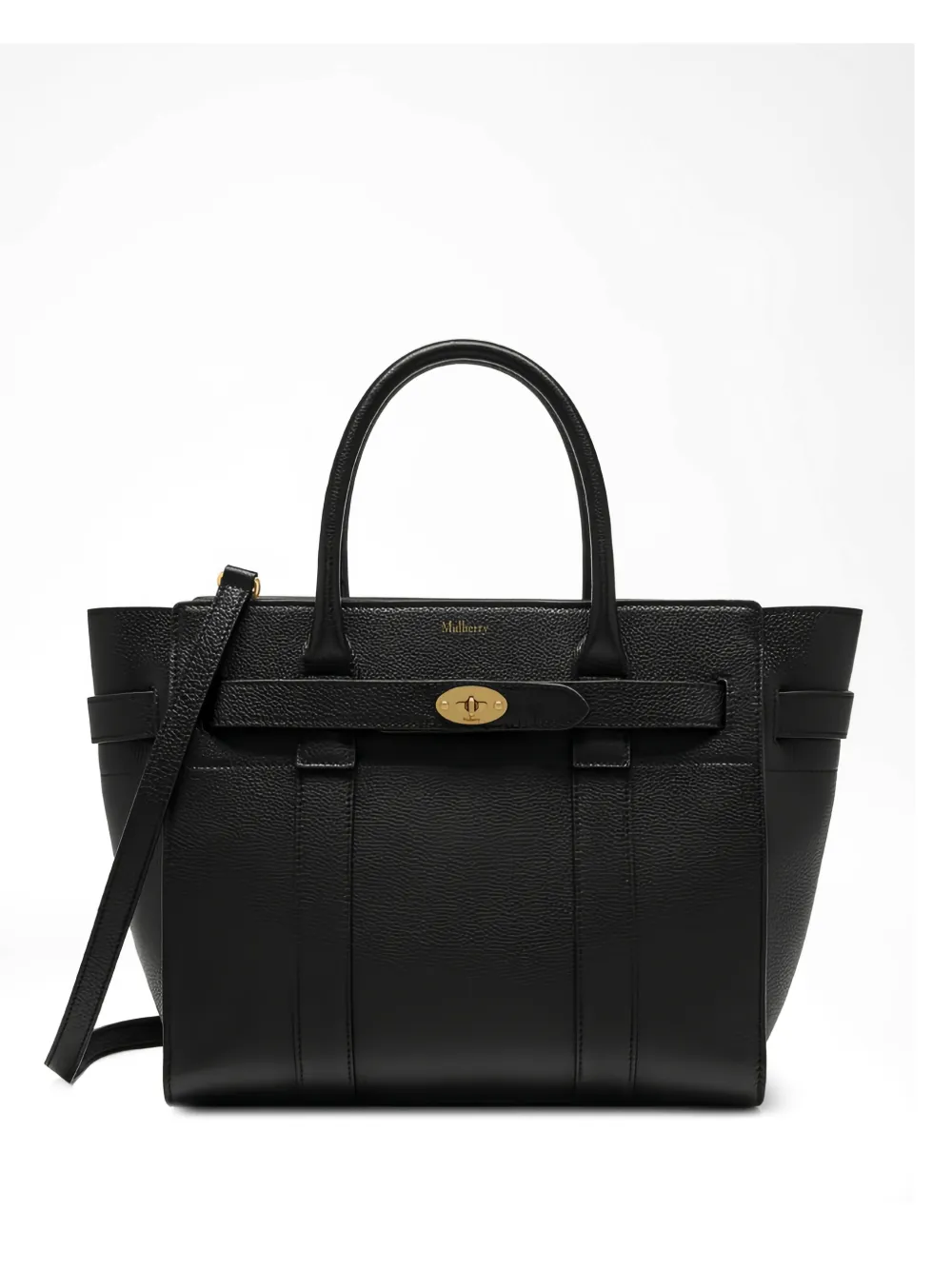 Mulberry small Bayswater leather tote bag - Black