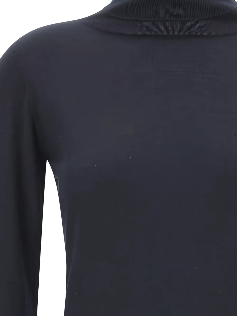Fabiana Filippi roll-neck long-sleeve sweater Blauw