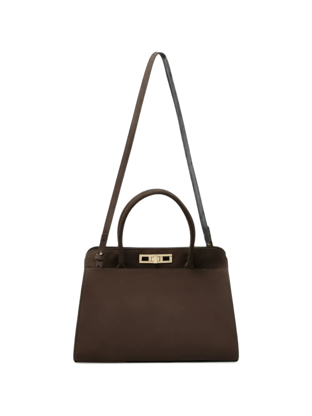 Fabiana Filippi suede shoulder bag - Marrone