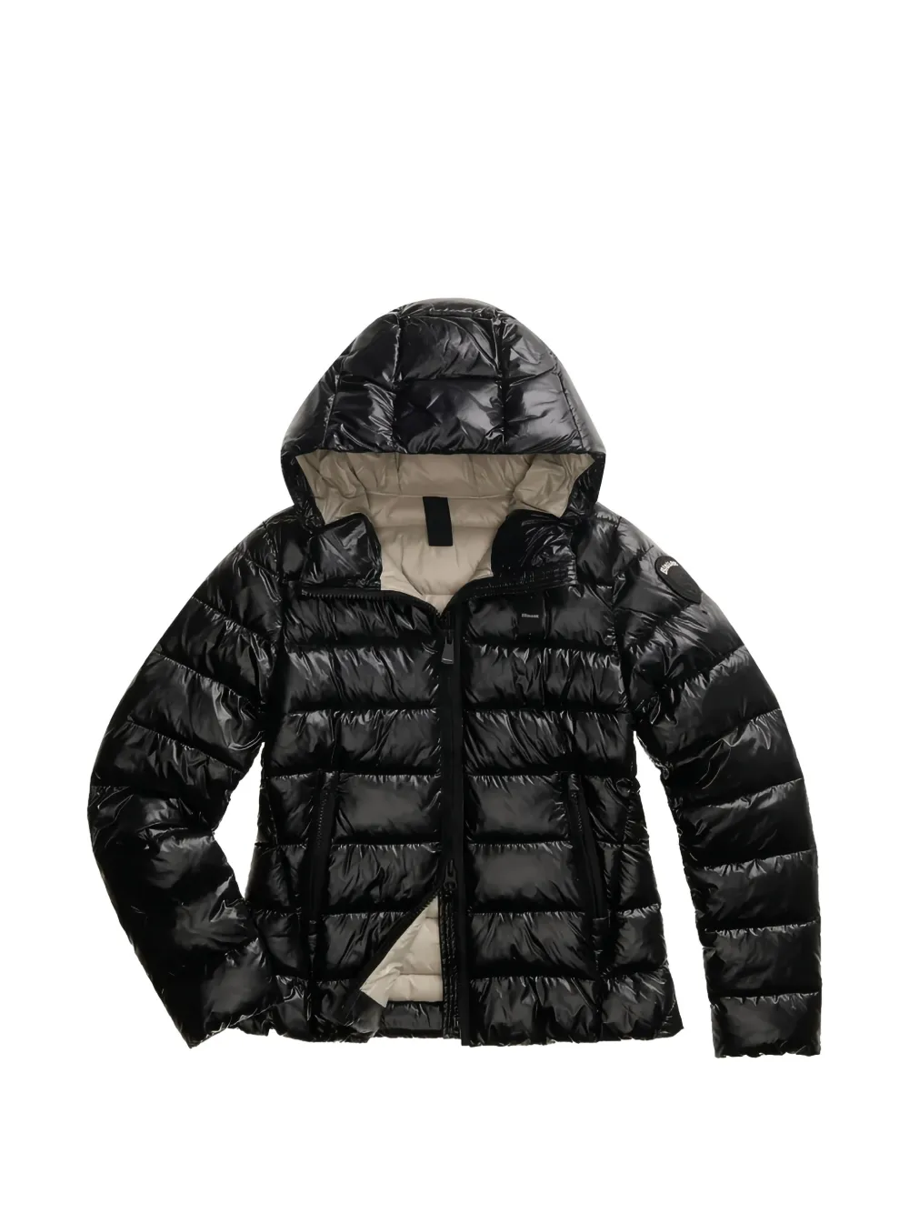 Blauer quilted hooded jacket - Nero