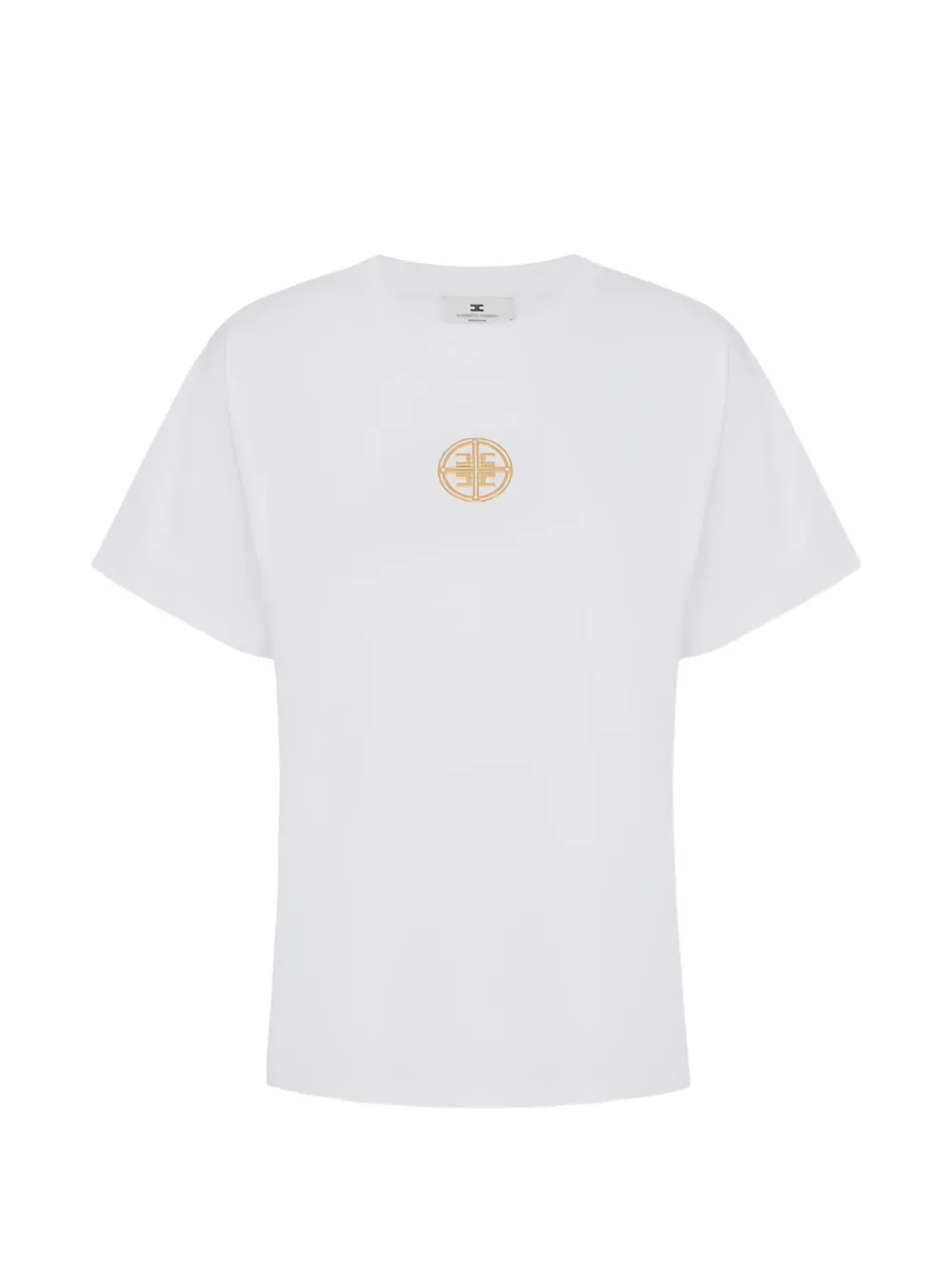 Elisabetta Franchi jersey T-shirt with jewel logo