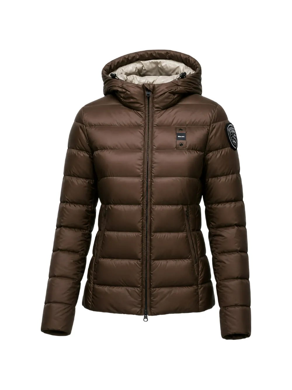 Blauer Charme hooded padded jacket - Marrone