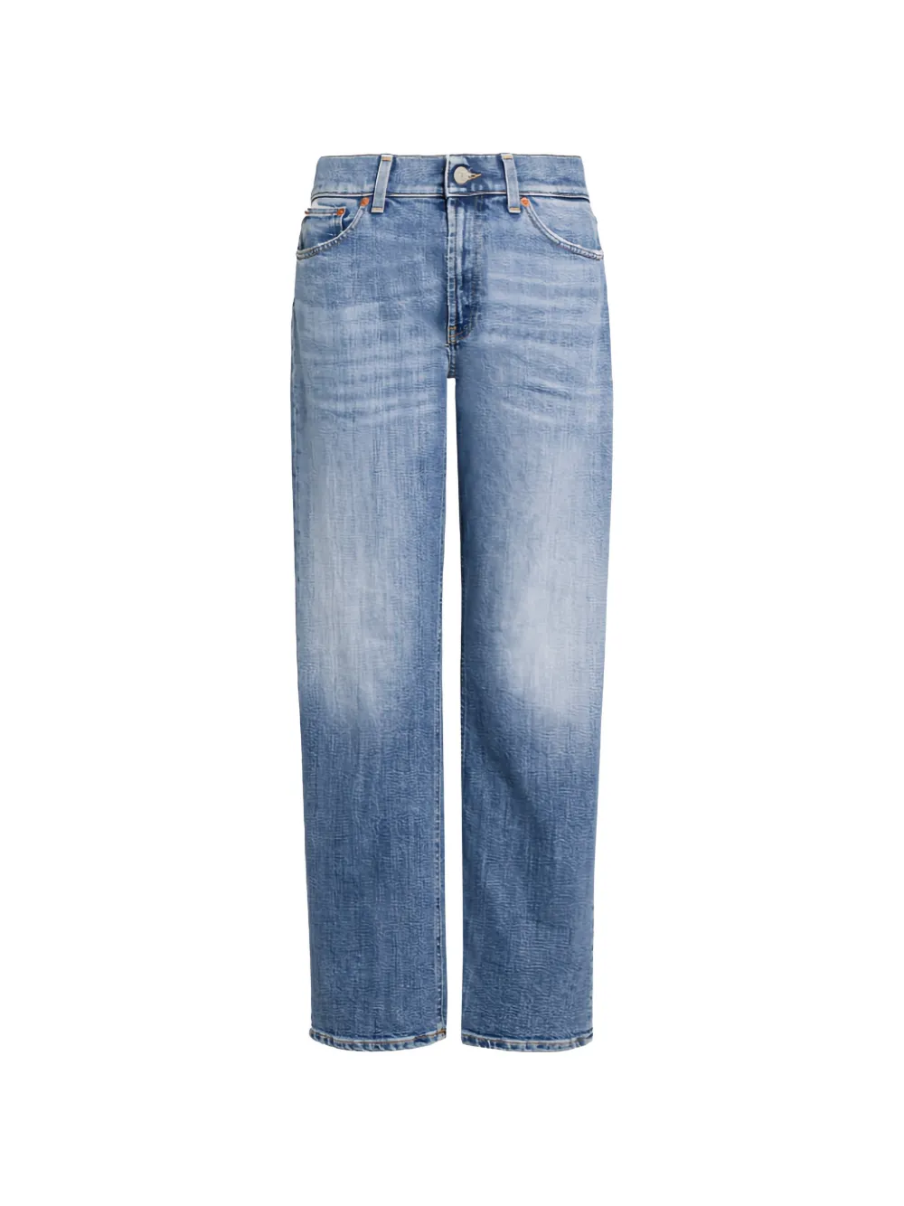 DONDUP Dafne straight-leg faded-effect jeans - Blu