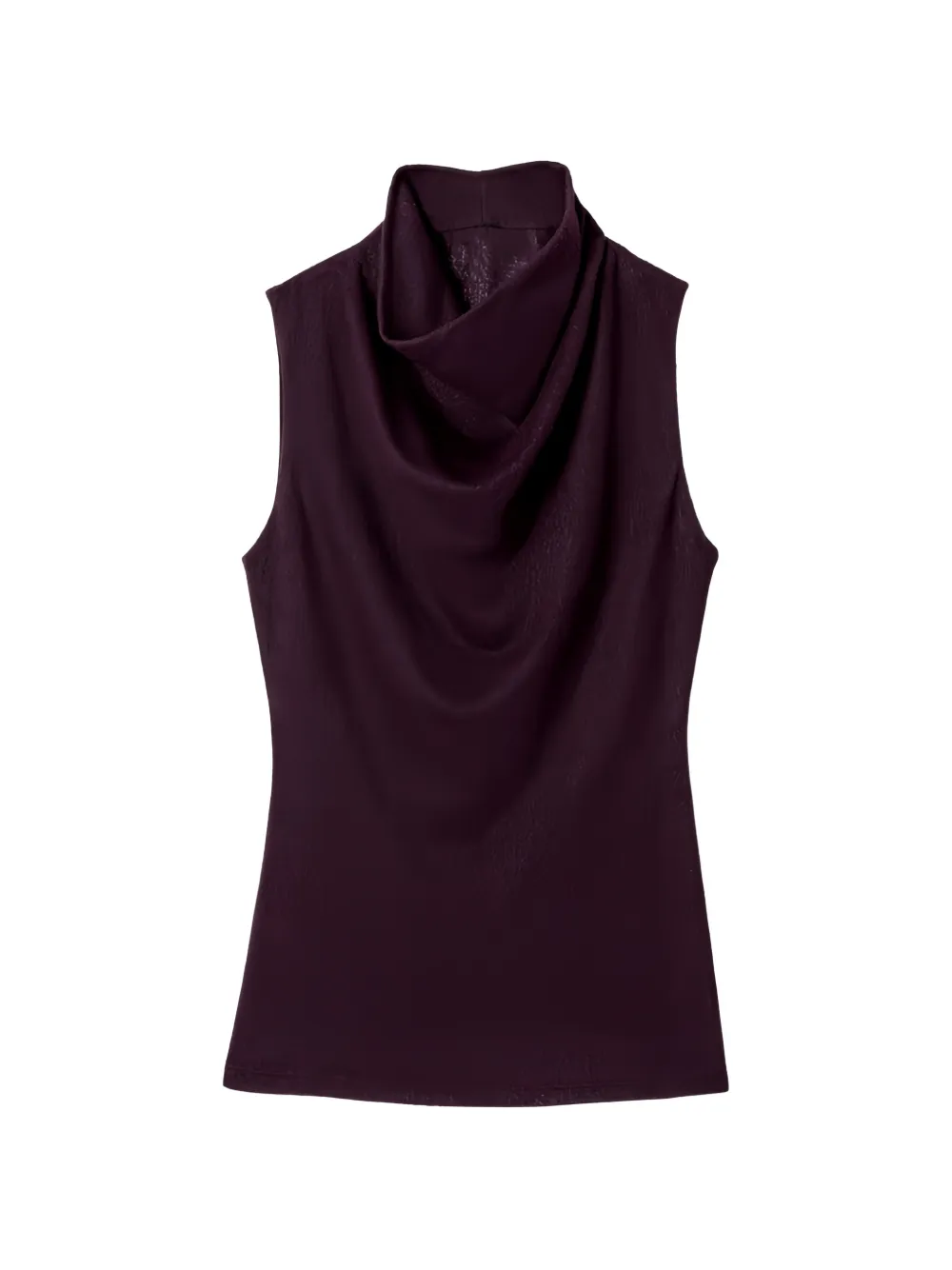 Smythe cowl-neck sleeveless top