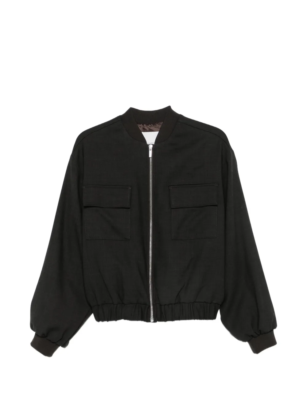 Nine In The Morning Koral bomberjack met elastische taille Bruin