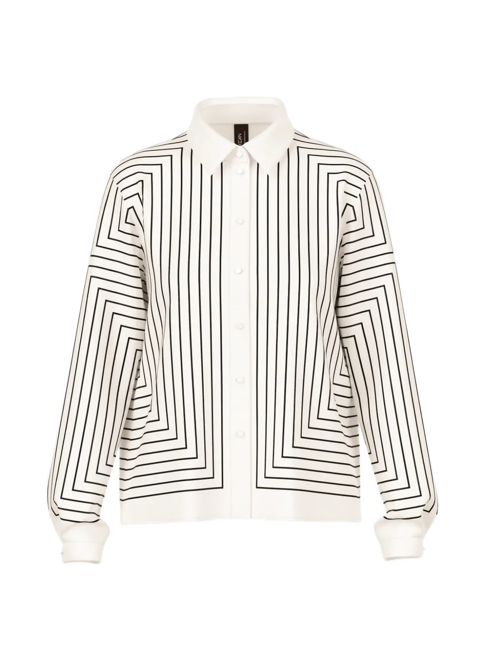 MARCCAIN geometric-print shirt - Blanc MARCCAIN geometric-print shirt - Blanc
