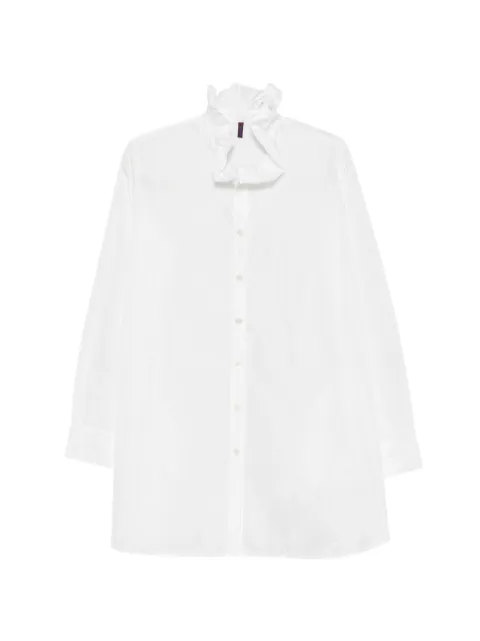 Katharina Hovman camisa con volantes en el cuello