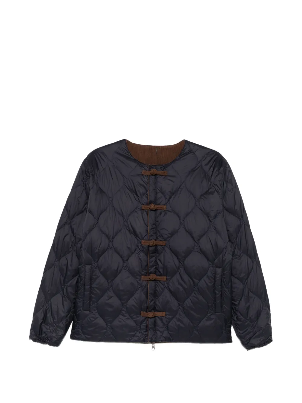 Taion quilted toggle-fastening jacket