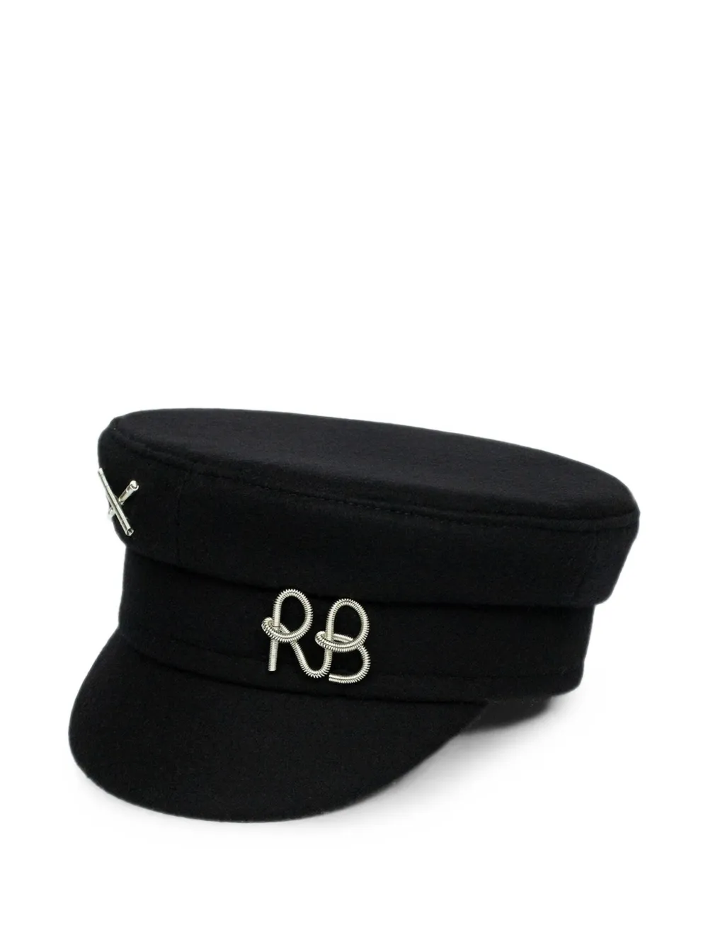 Ruslan Baginskiy logo-embellished Baker Boy cap Zwart