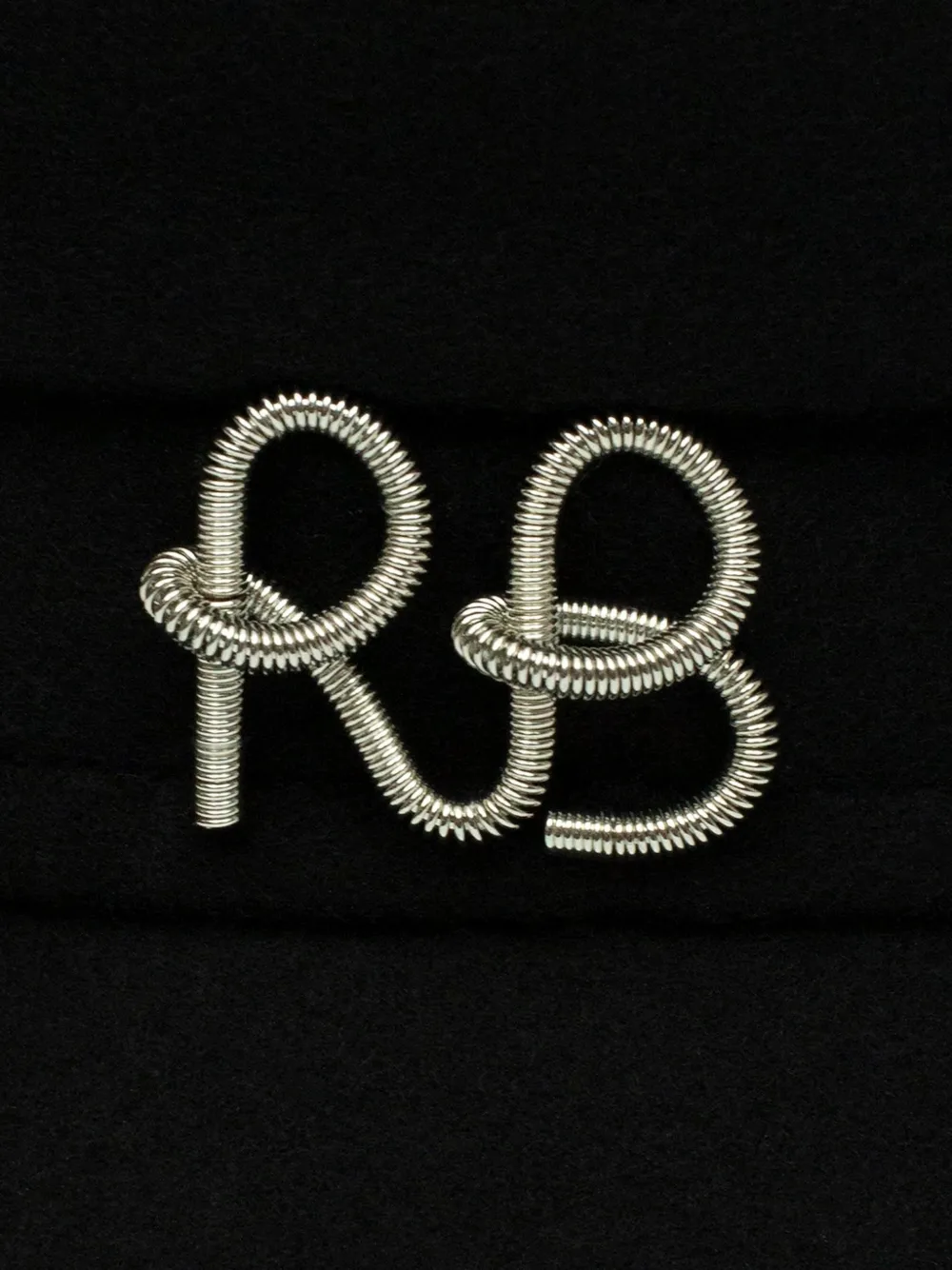 Ruslan Baginskiy logo-embellished Baker Boy cap Zwart