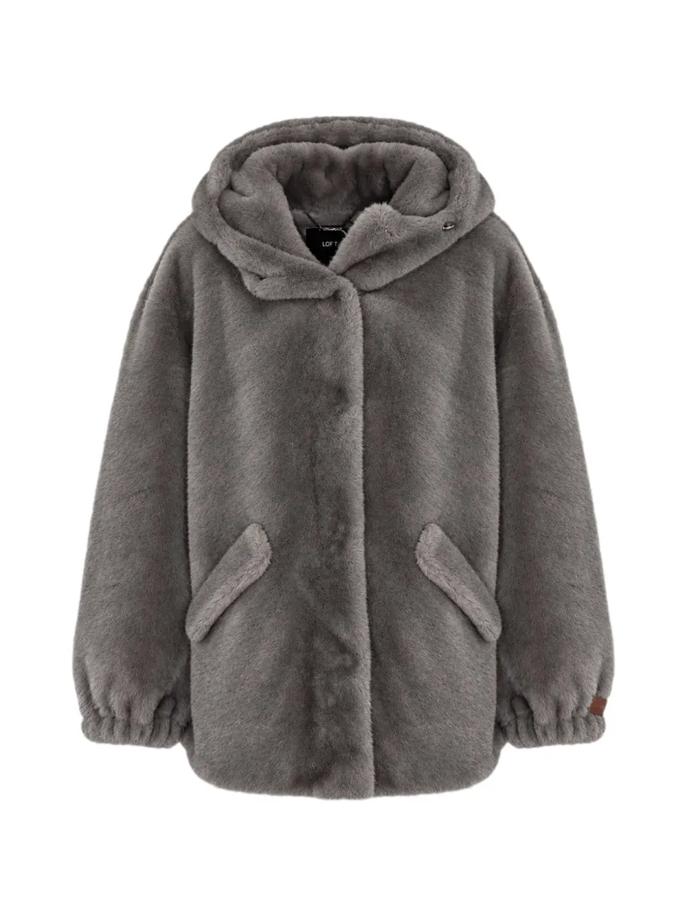 LOU ANDREA faux-fur hooded jacket