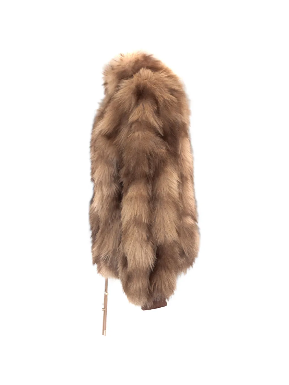 Sword 6.6.44 Faux-fur Drawstring-hem Jacket In Brown