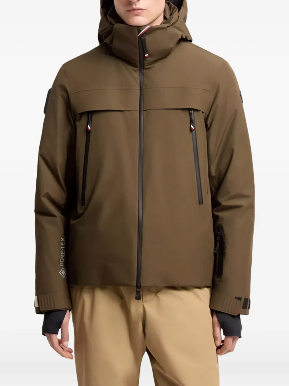 Moncler Grenoble Gore-Tex hooded jacket Bruin