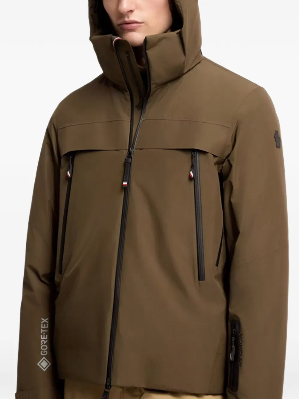 Moncler Grenoble Gore-Tex hooded jacket Bruin