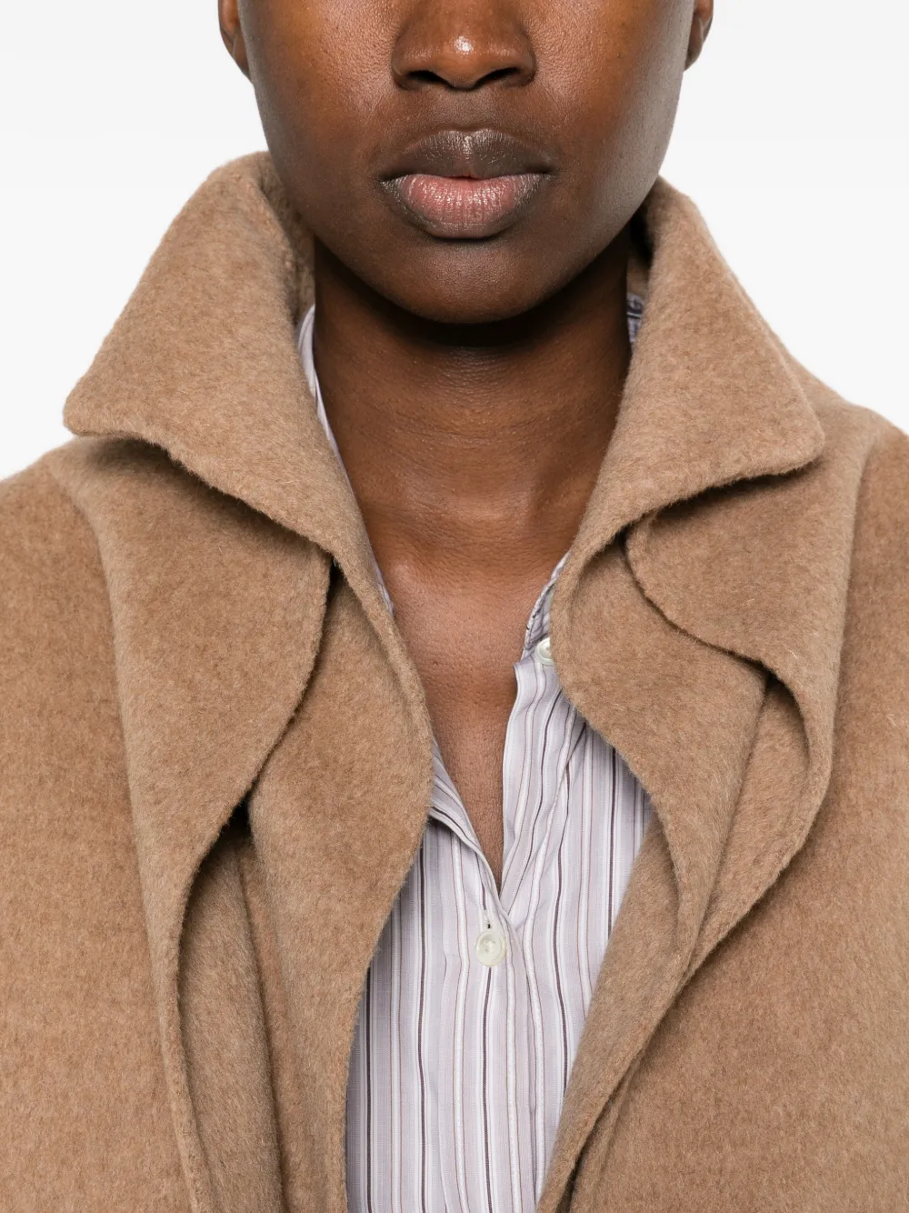 RUOHAN oversized layered coat Beige