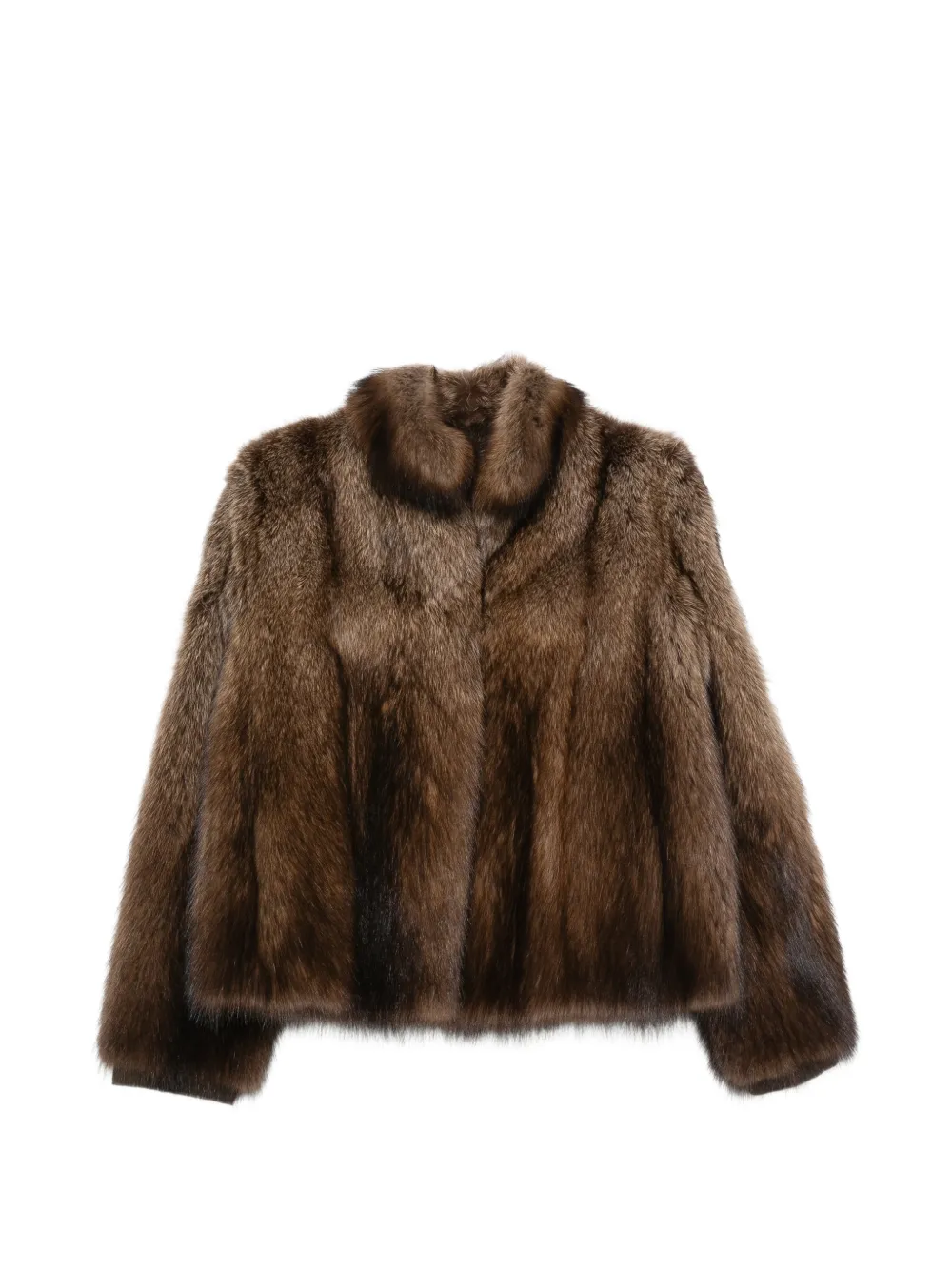Liska fisher-fur jacket - Braun