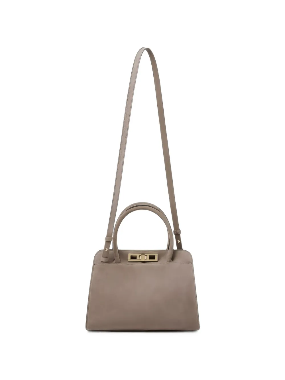 Fabiana Filippi small twist-lock tote bag - Tons neutres