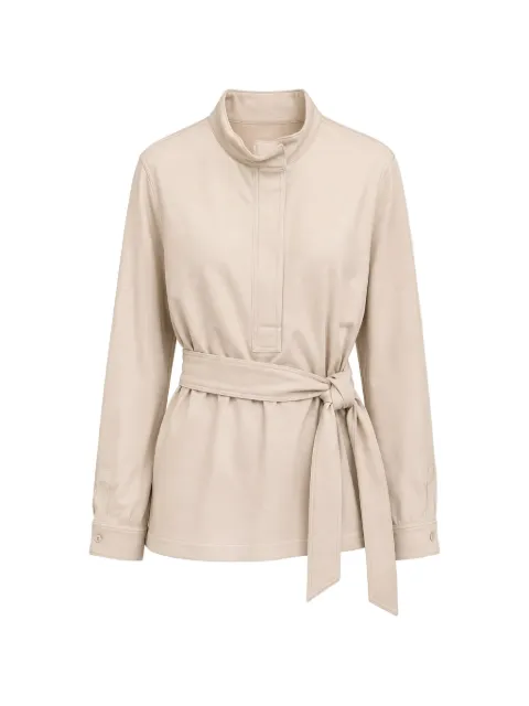 TWP Tamzin belted blouse