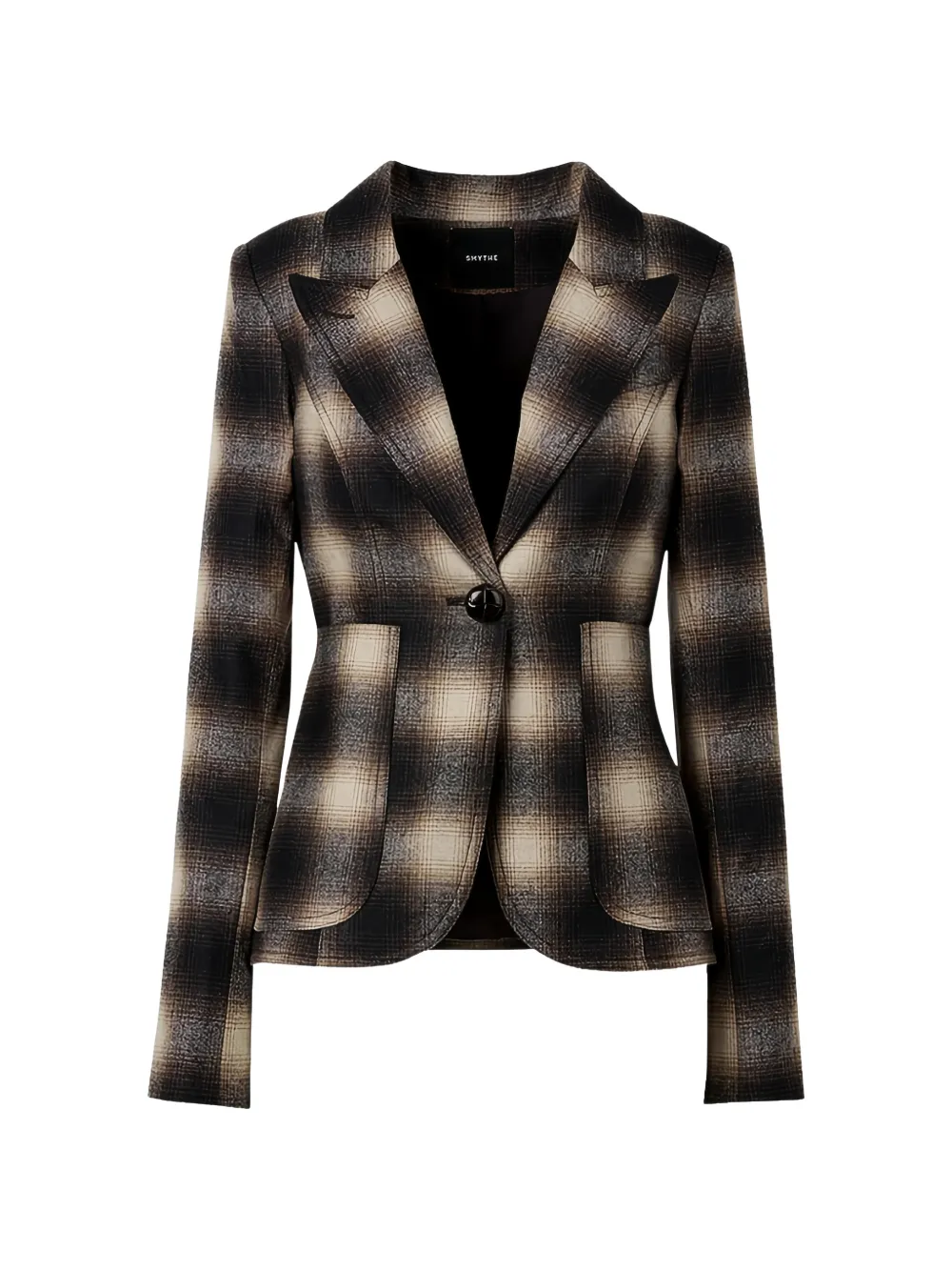 Smythe patch-pocket long-sleeve blazer - Toni neutri