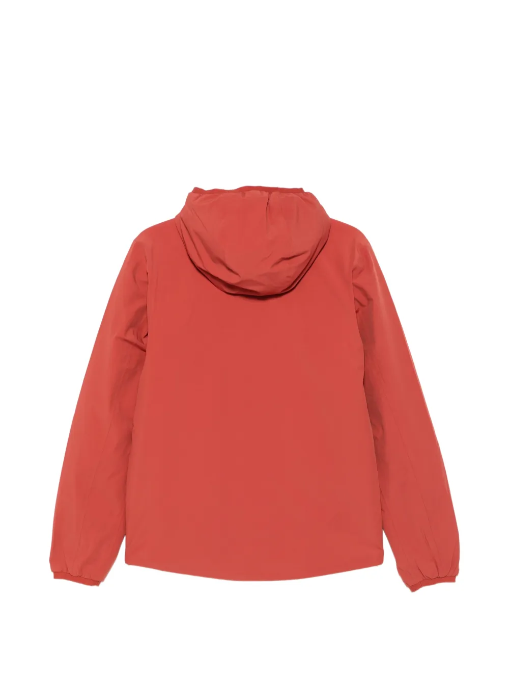 K-Way logo-patch hooded jacket Rood