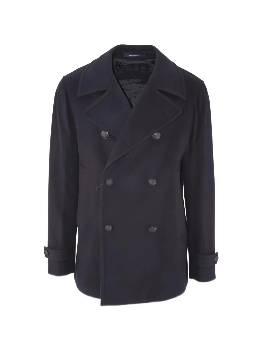Tagliatore Monk double-breasted coat Blauw