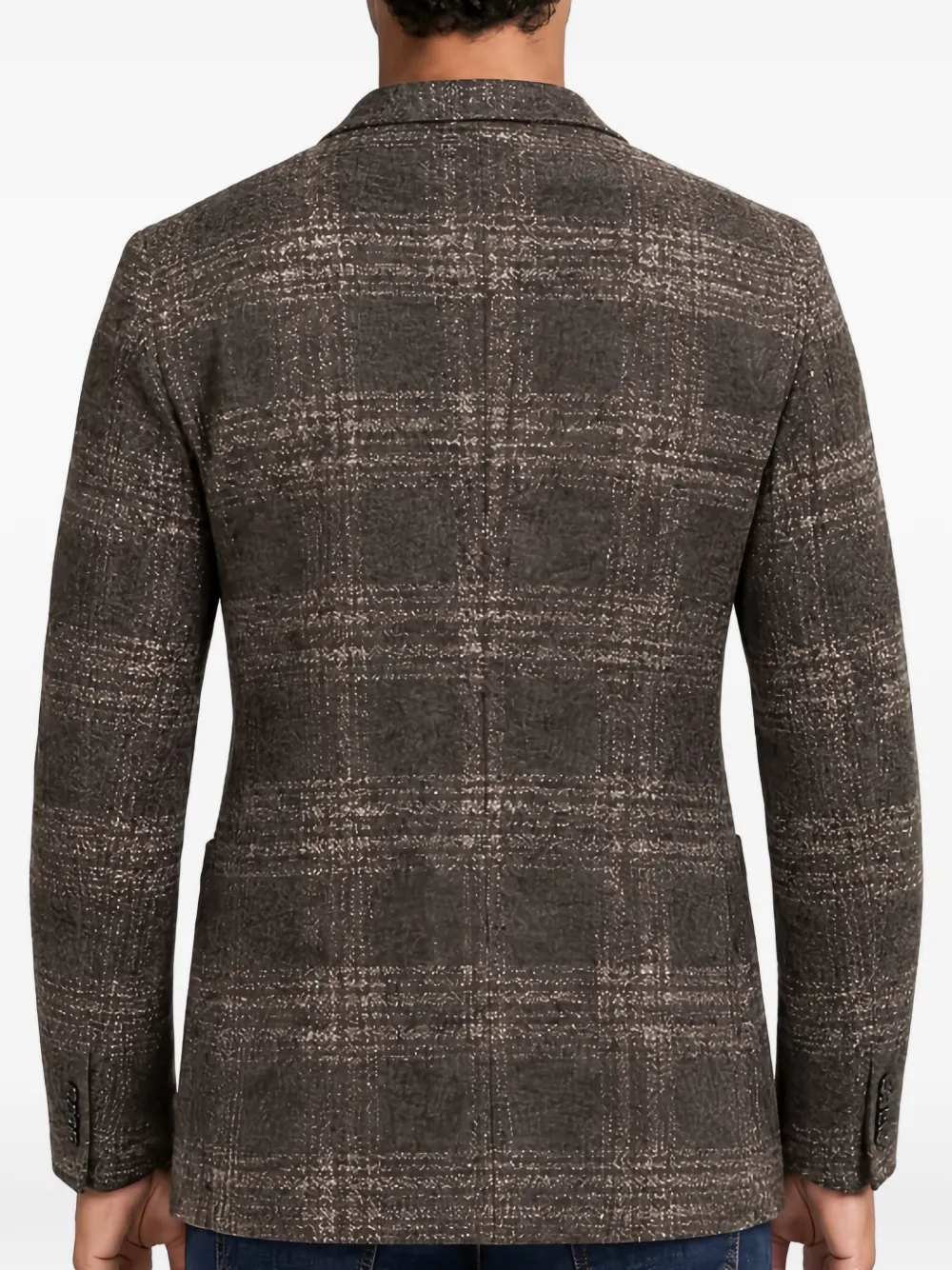 Tagliatore check-pattern blazer Bruin