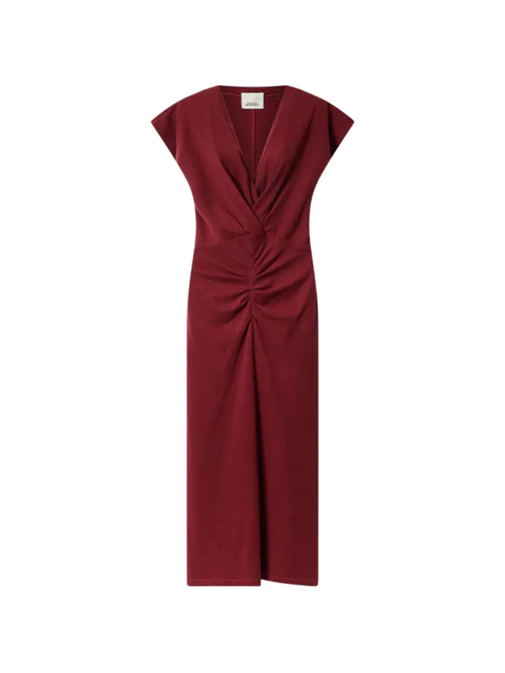 ISABEL MARANT Nandra midi-jurk Rood