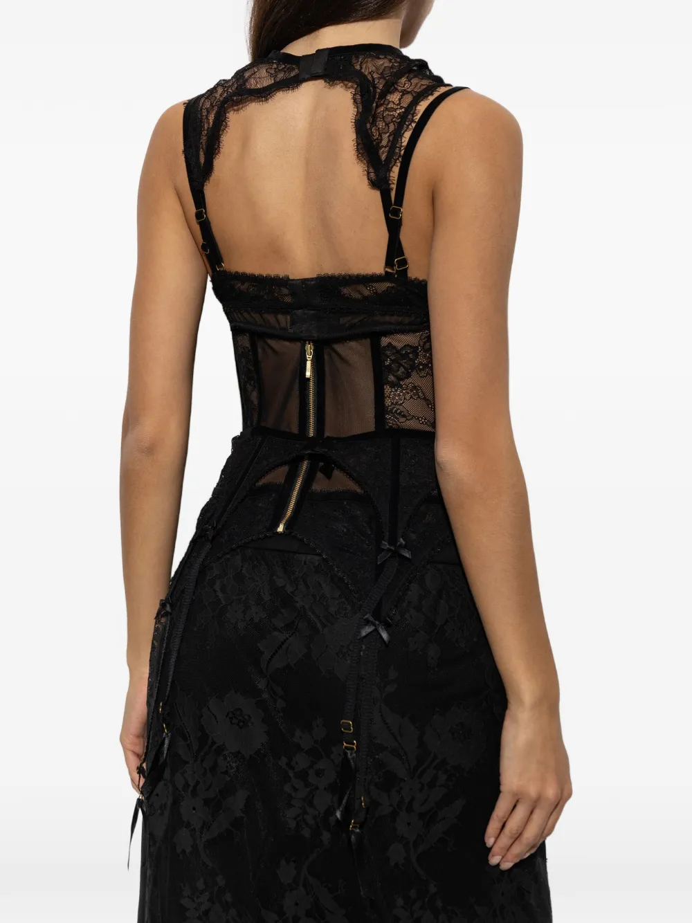 ZIMMERMANN Korset top Zwart