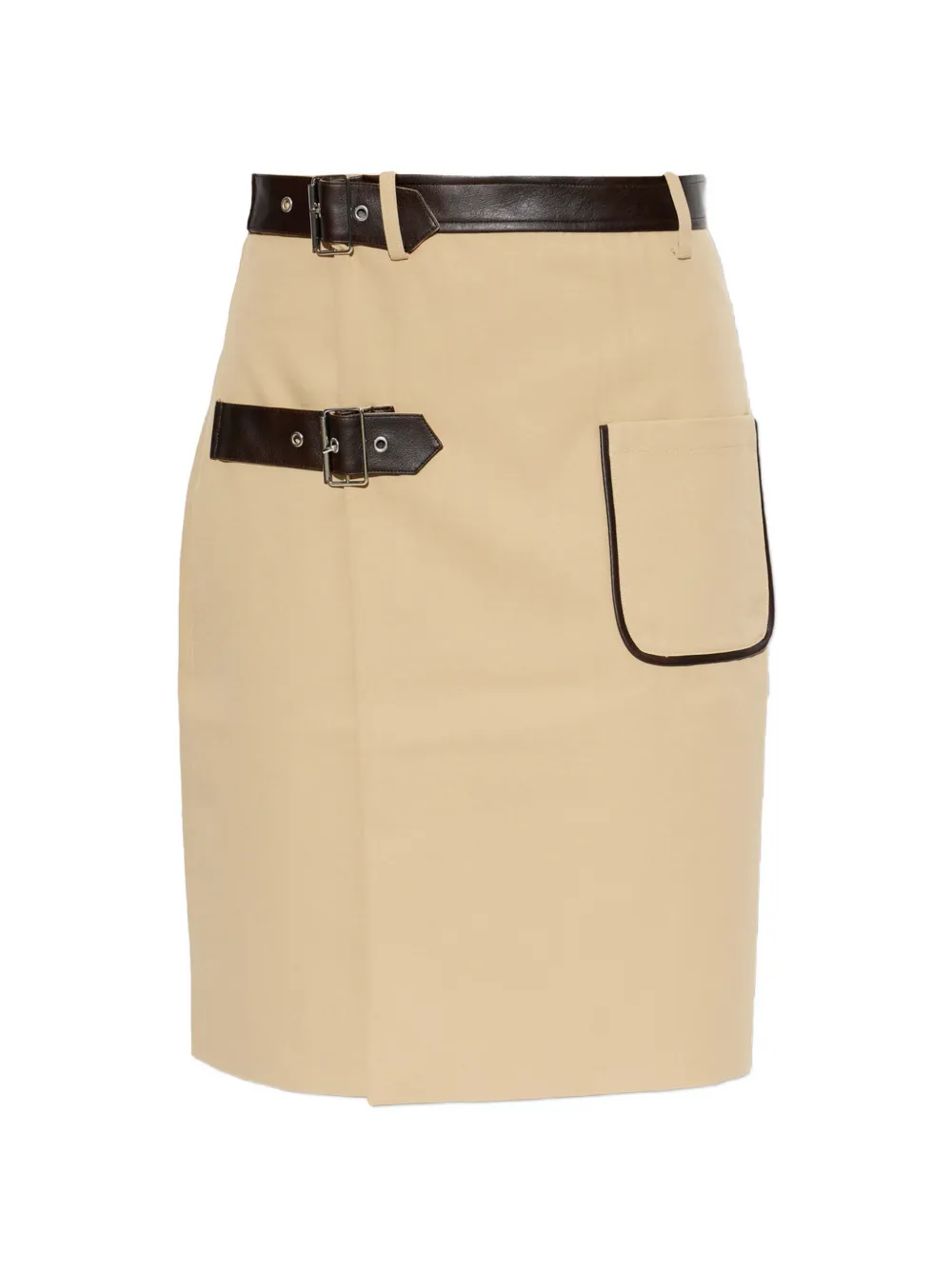 Baum Und Pferdgarten Svea buckle-detail mini skirt - Toni neutri