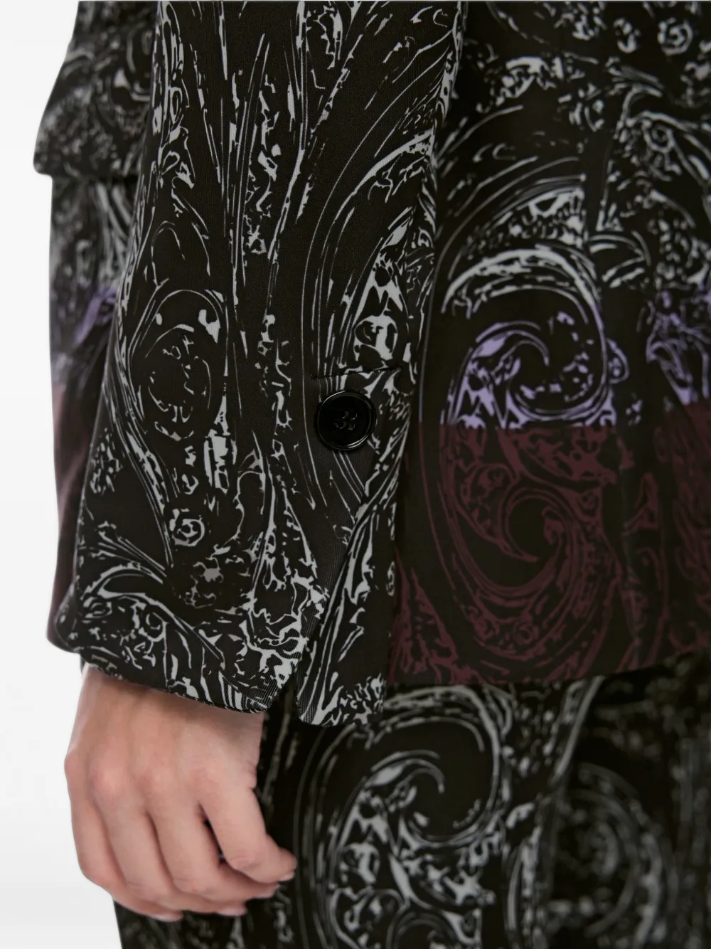 MARCCAIN Blazer met print Zwart