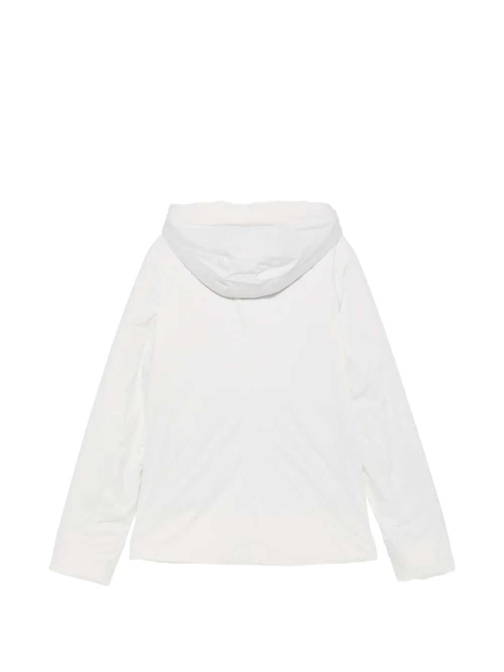 K-Way hooded faux-fur-lined jacket Wit