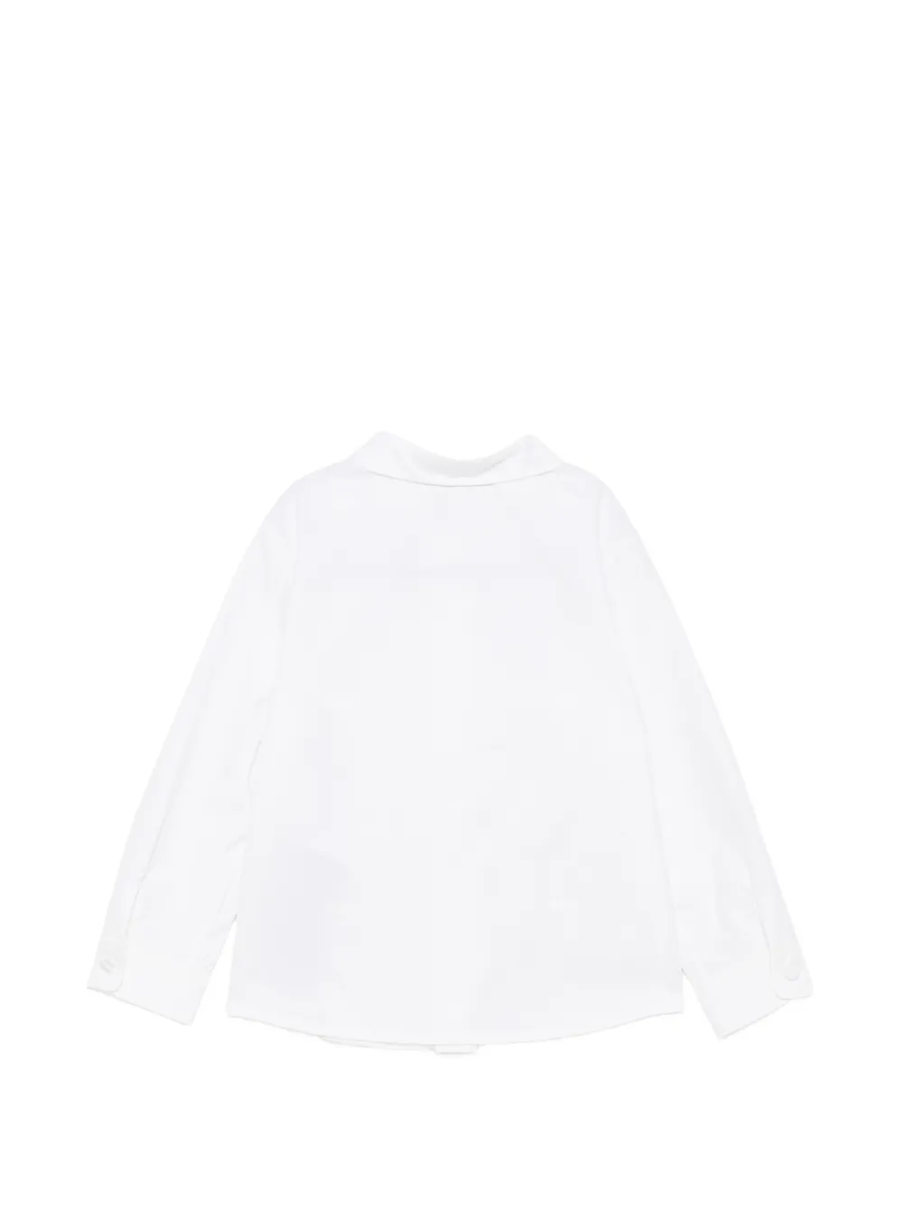 Gucci Kids Peter Pan collar shirt Wit
