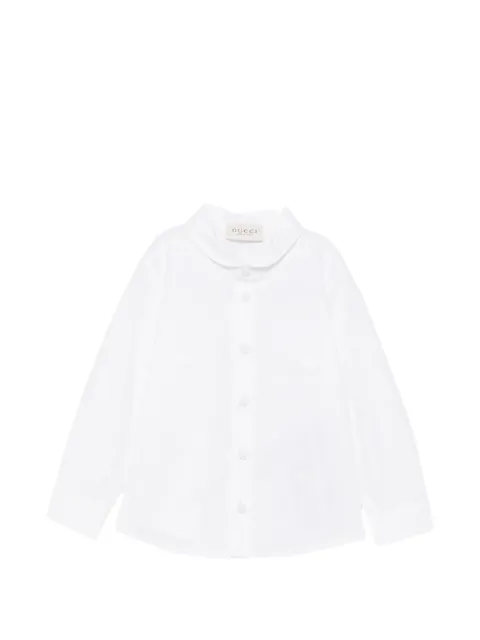 Gucci Kids Peter Pan collar shirt