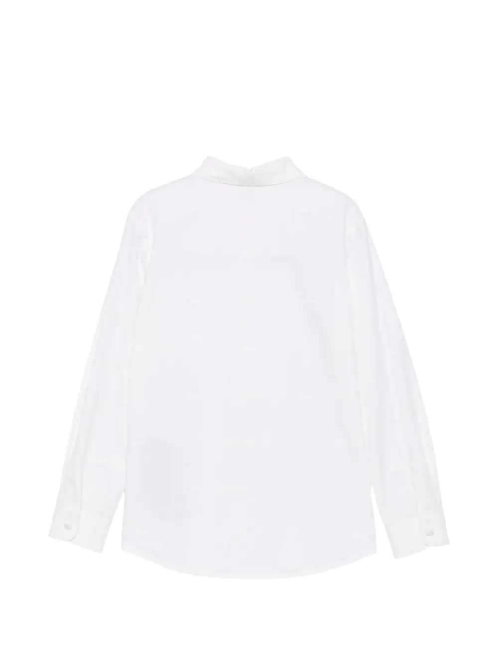 Gucci Kids logo-embroidered shirt Wit