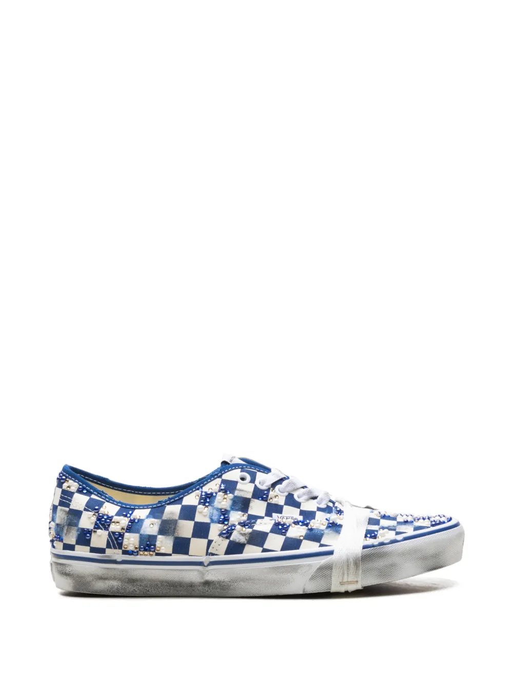 Vans Authentic checkered beaded sneakers - Blue
