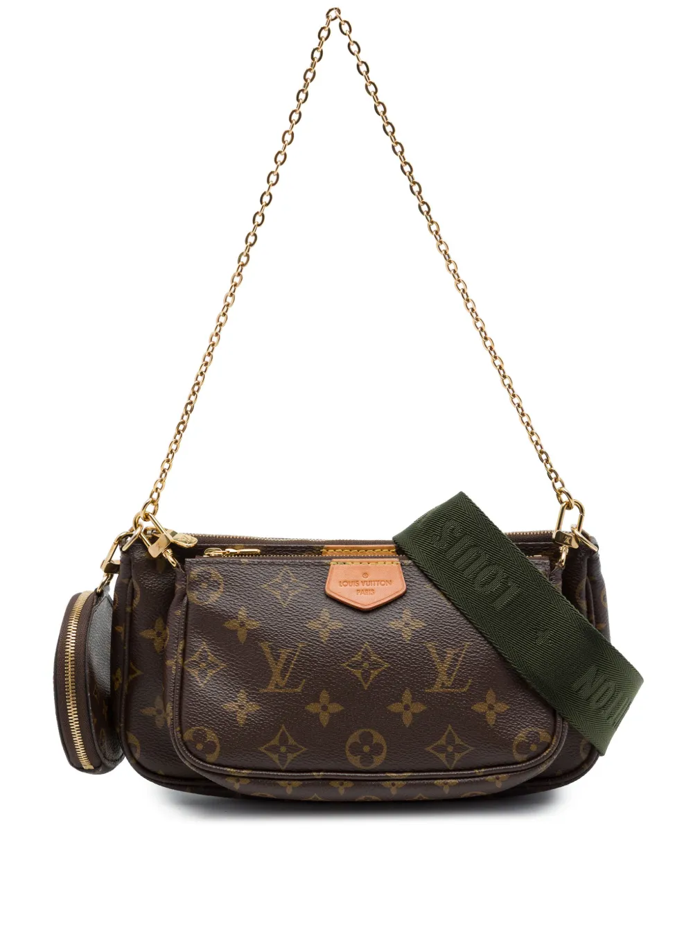Louis Vuitton Pre-Owned 2021 Monogram Multi Pochette Accessoires satchel - Marrone
