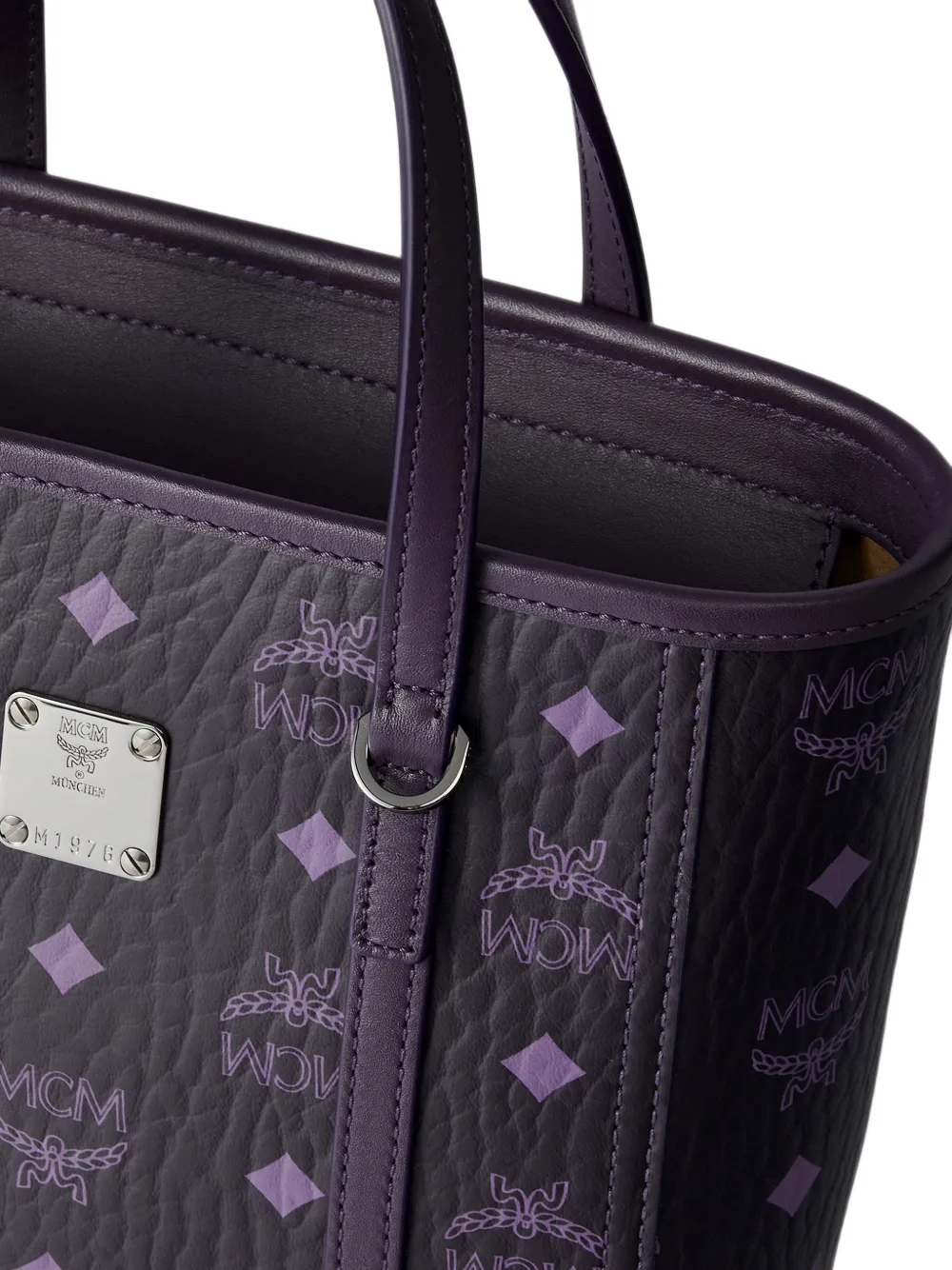 MCM mini Toni Visetos tote bag Paars