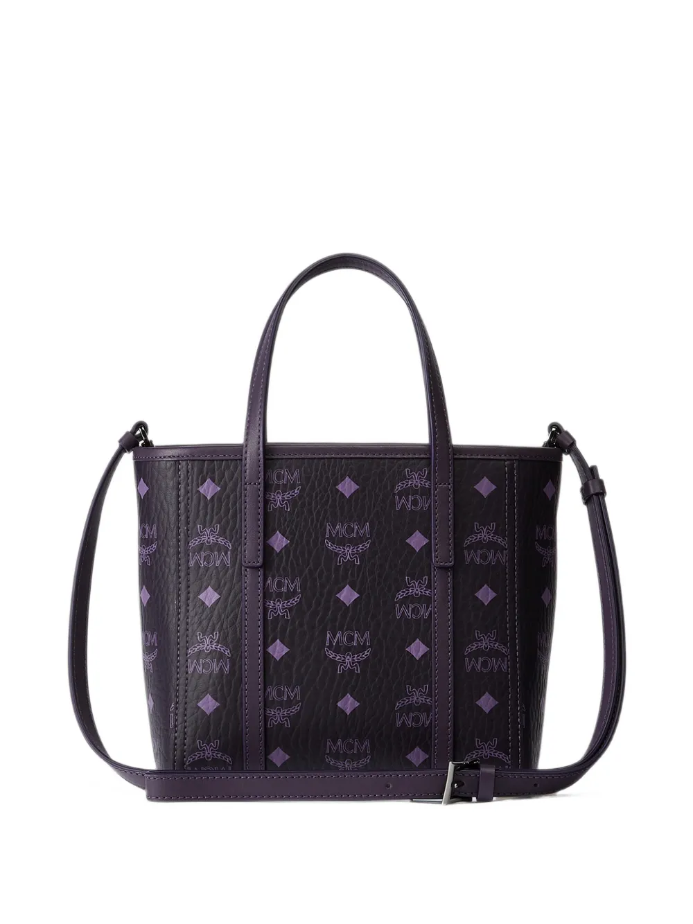 MCM mini Toni Visetos tote bag Paars