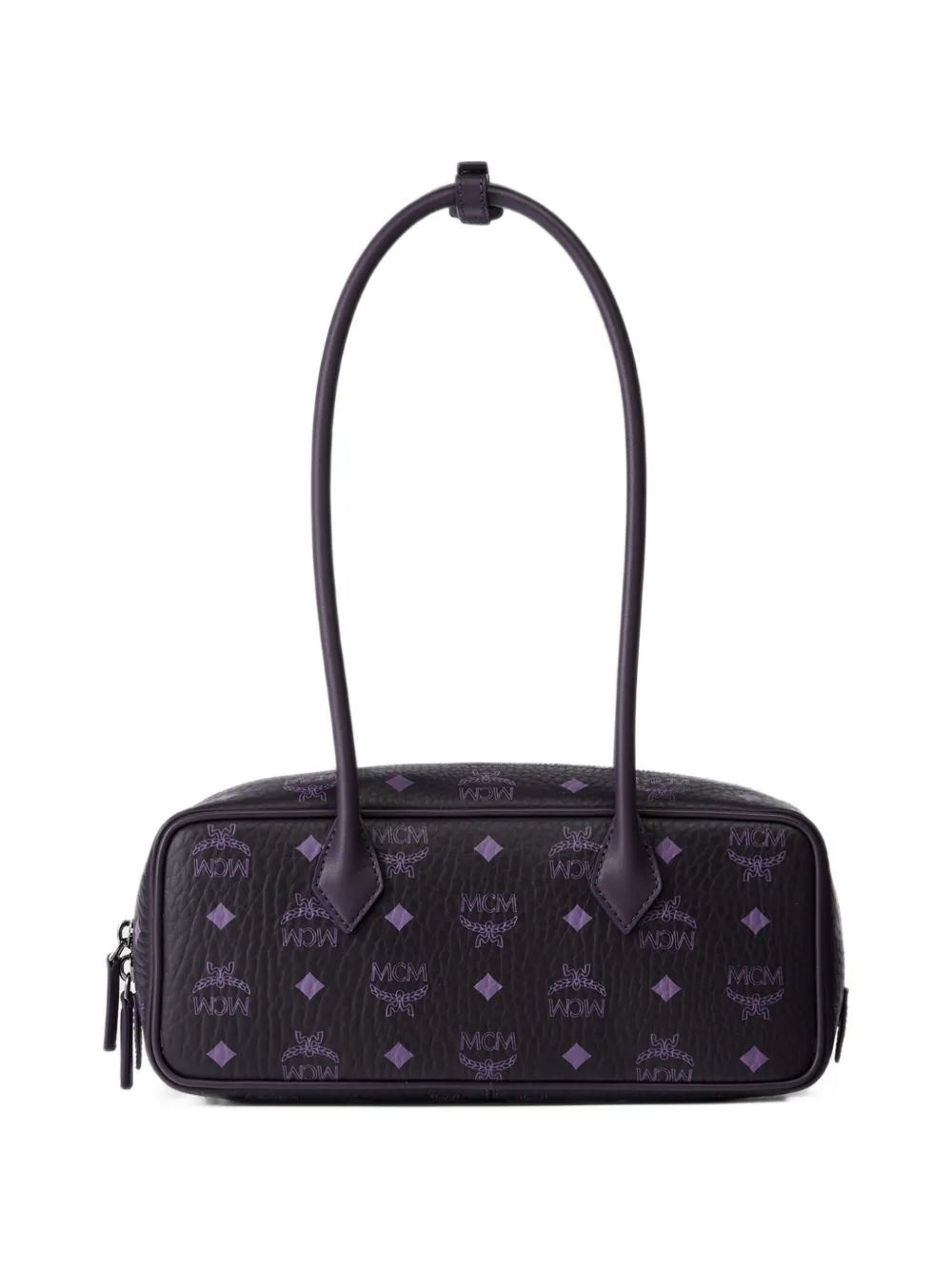 MCM small Aren East West Visetos shoulder bag Paars