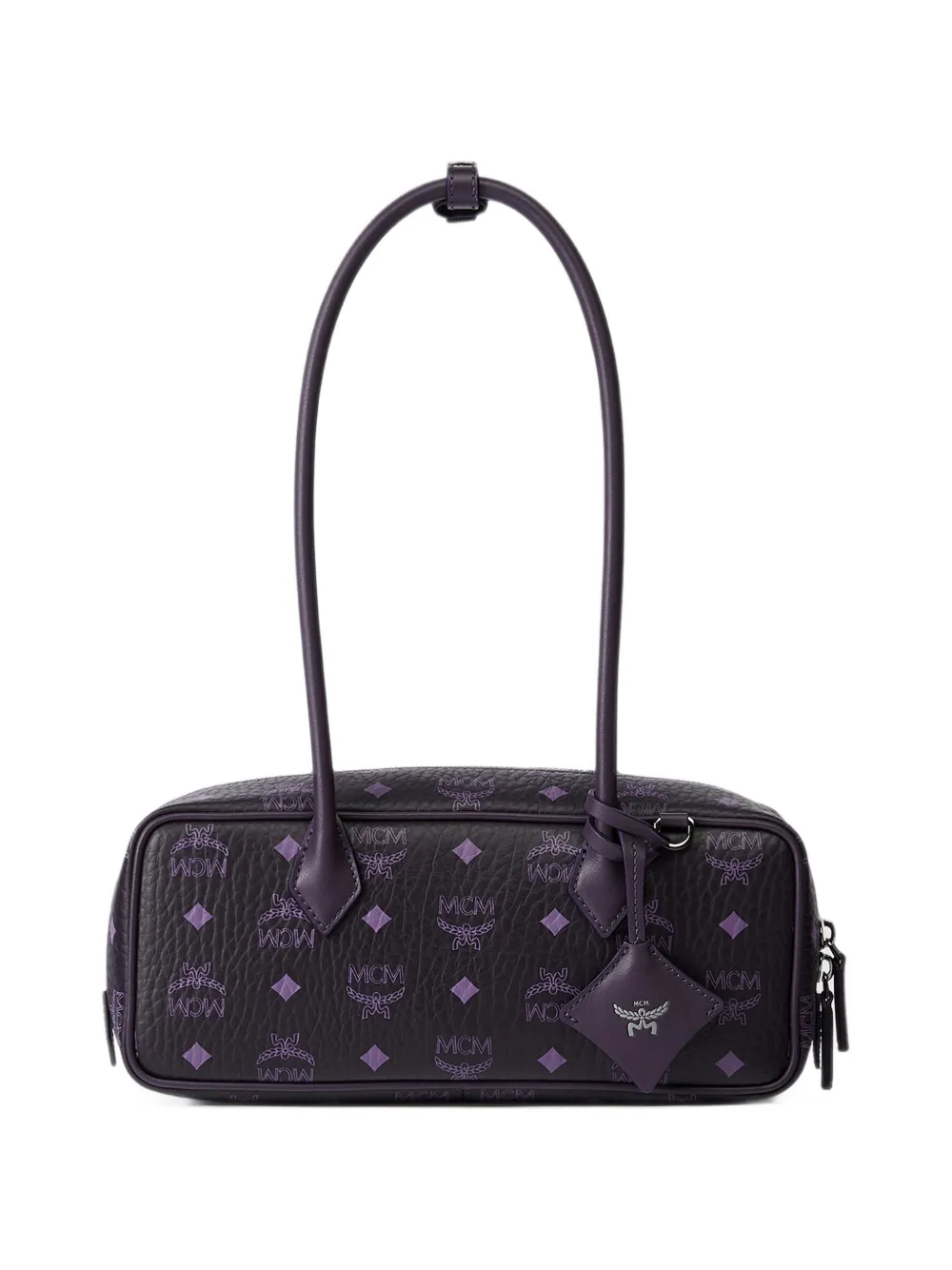 MCM small Aren East West Visetos shoulder bag Paars