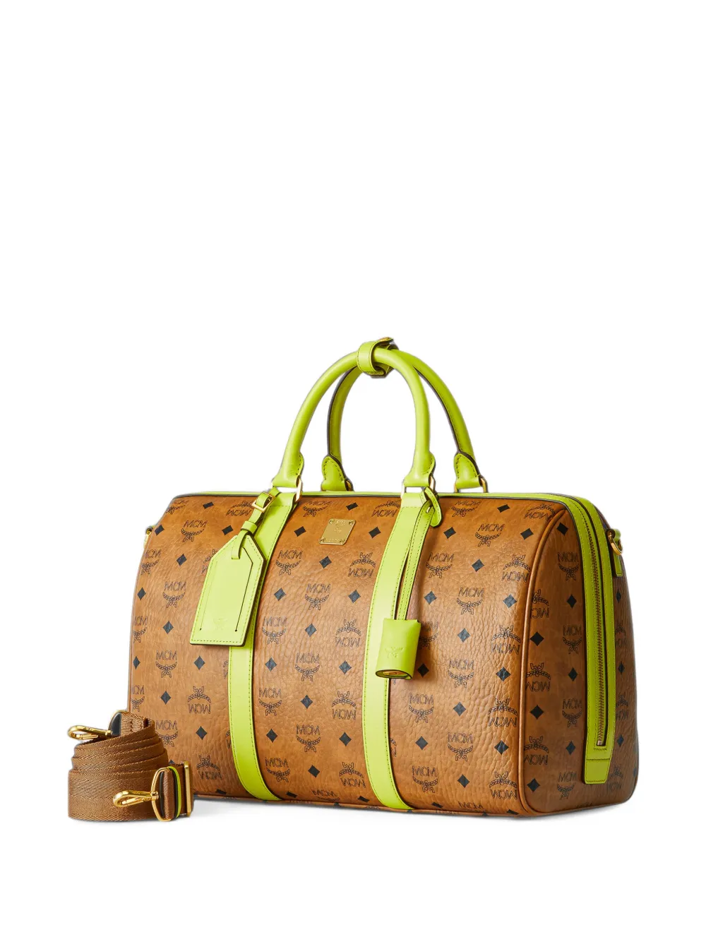 MCM Ottomar Visetos weekender bag Bruin