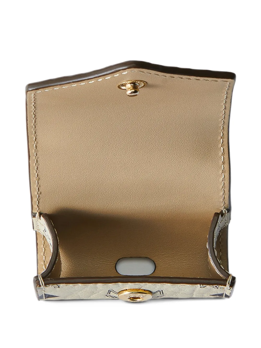 MCM Visetos AirPods case Beige