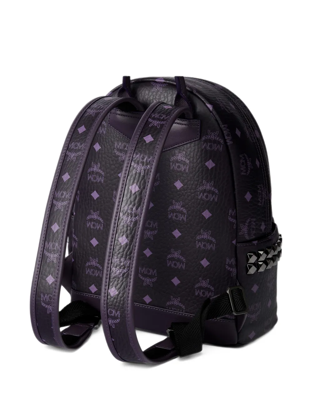 MCM small Stark Visetos backpack Paars