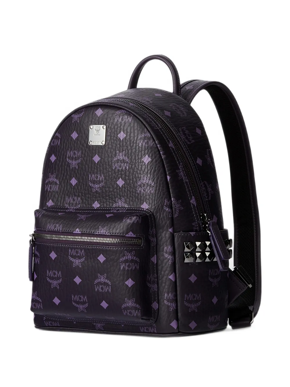 MCM small Stark Visetos backpack Paars