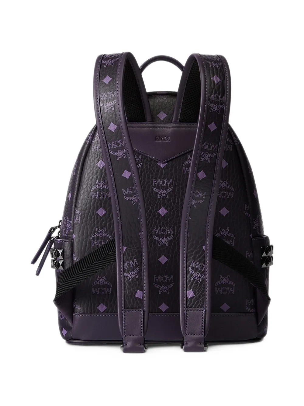 MCM small Stark Visetos backpack Paars