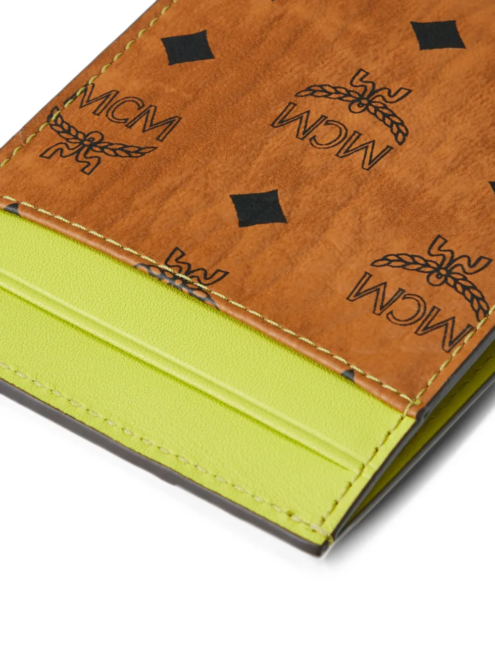 MCM Aren Visetos cardholder Bruin